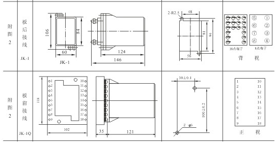 DS-23、DS-23C外形殼體及安裝尺寸圖